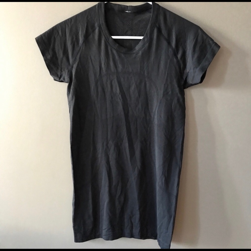 Lululemon Swiftly Tech SS Crew Top Shirt Black 6